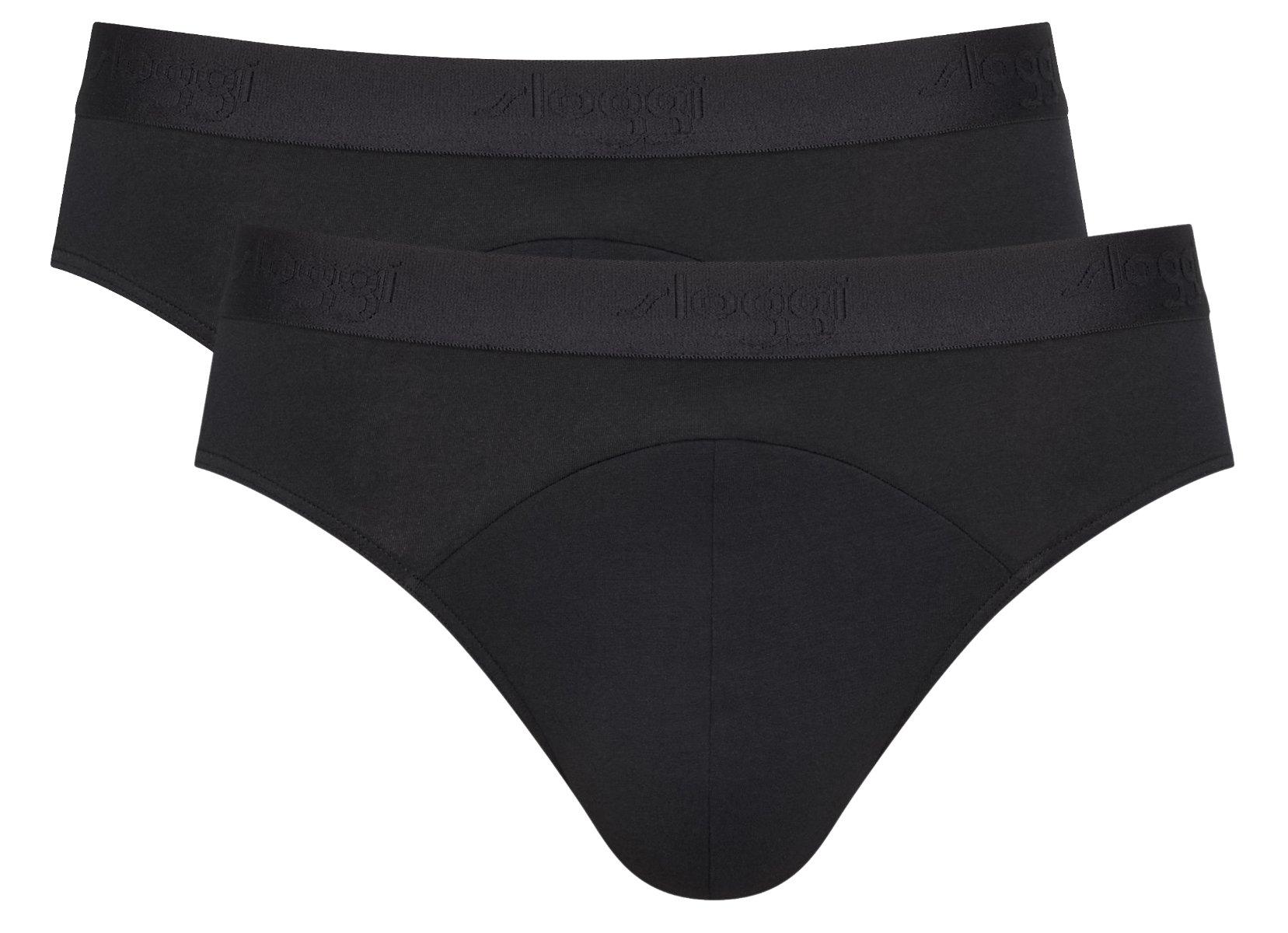 Heren EVER Soft 2-Pack Brief Zwart