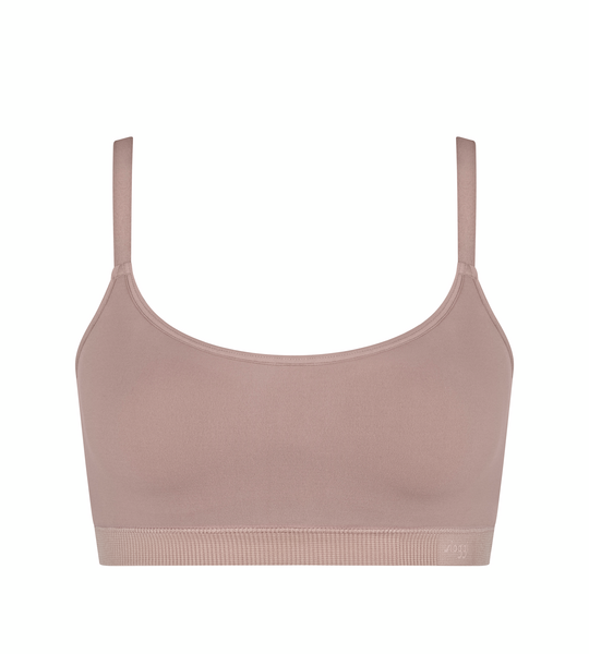 Ever Infused Aloe Dames Padded Bra Foggy Mauve