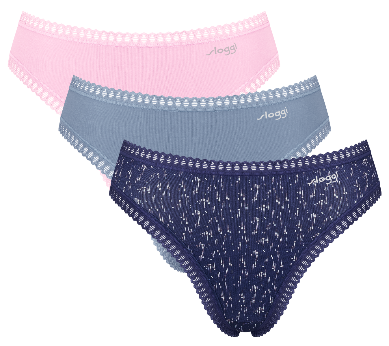 Sloggi Go Crush Dames High Leg 3-Pack Multiple Colours 4