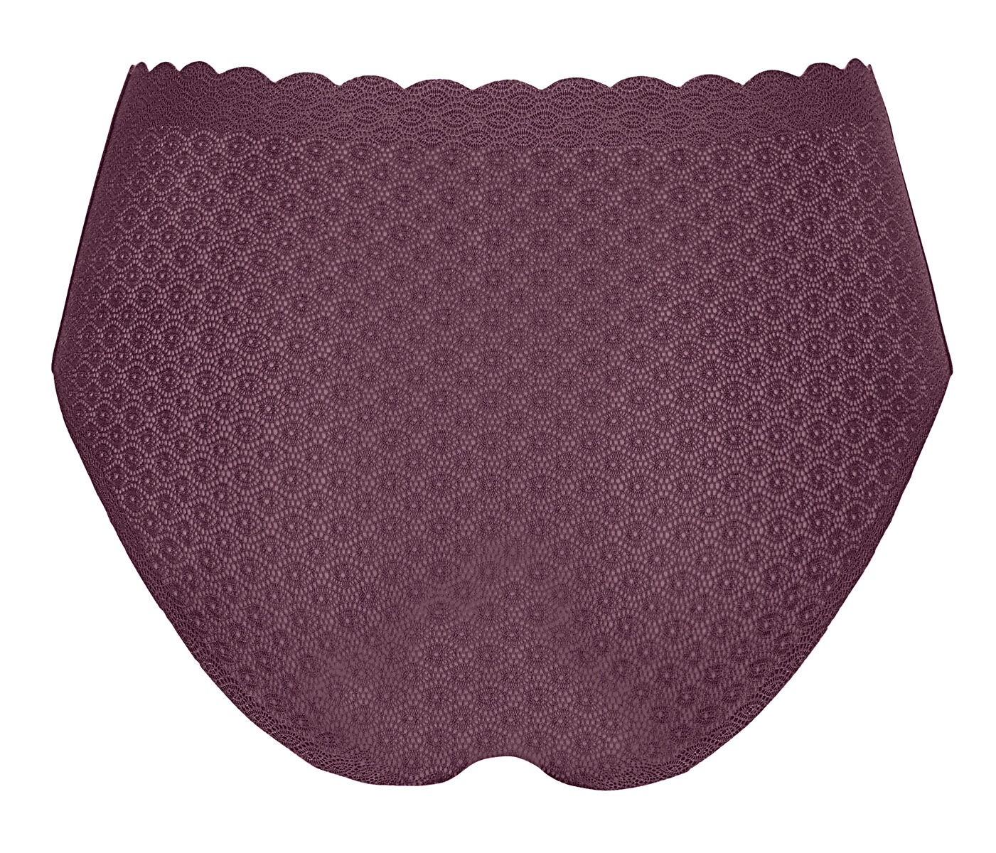 ZERO Feel Lace Dames High Waist Aubergine