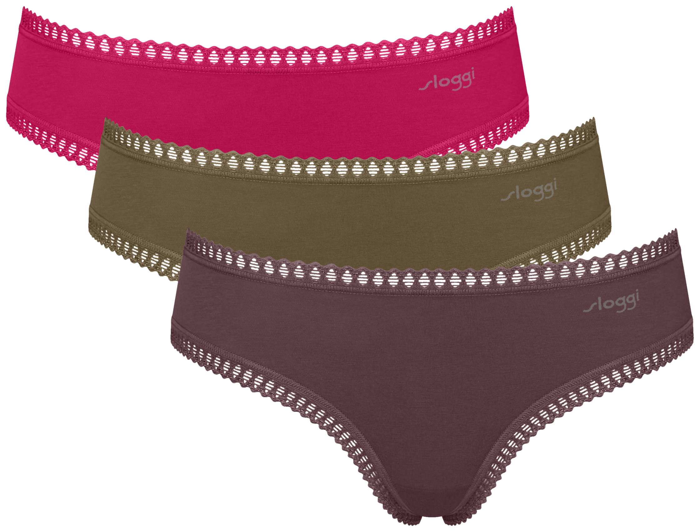 Sloggi Go Crush Dames Hipster Multi 3-Pack