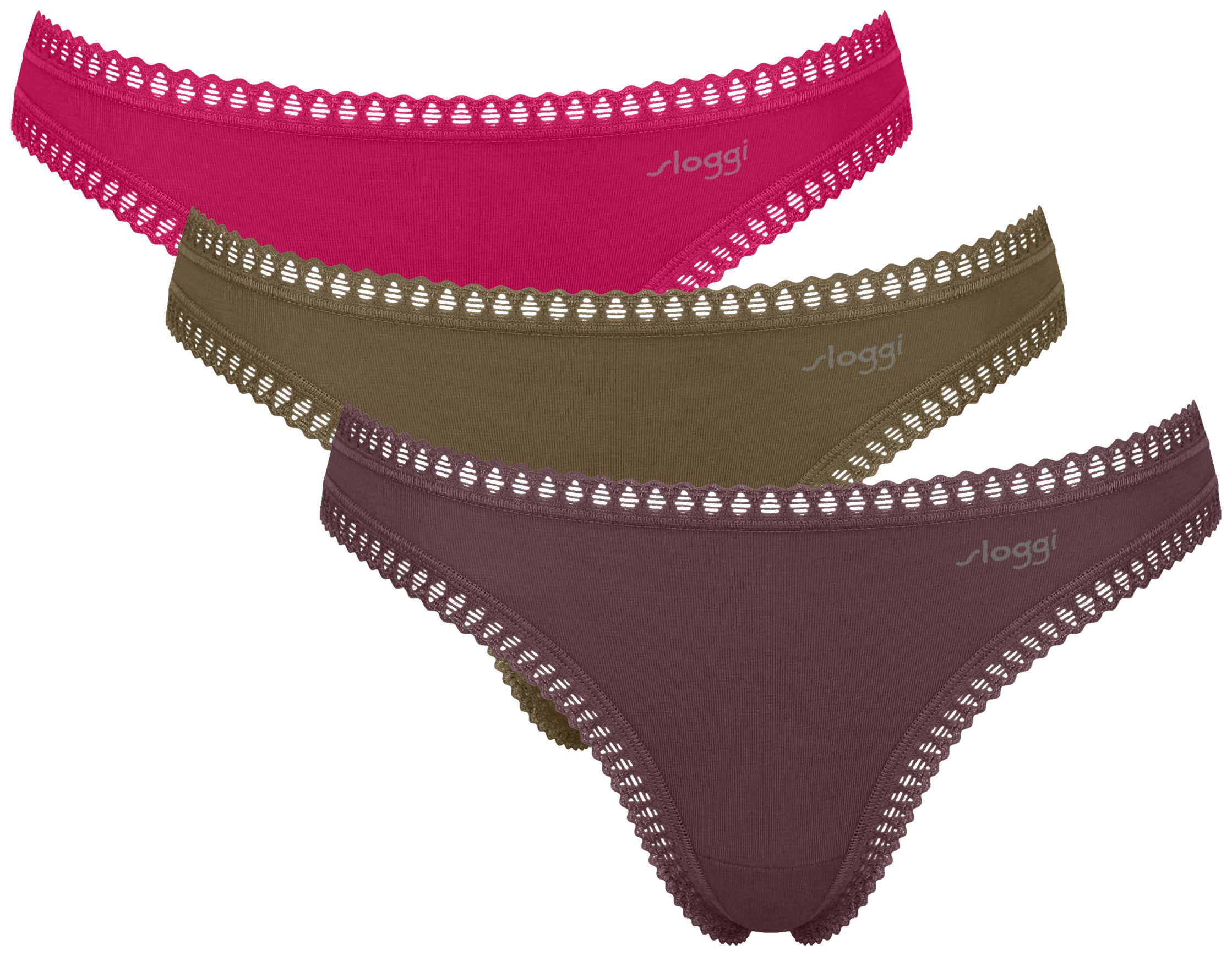 Sloggi Go Crush Dames String Multi 3-Pack