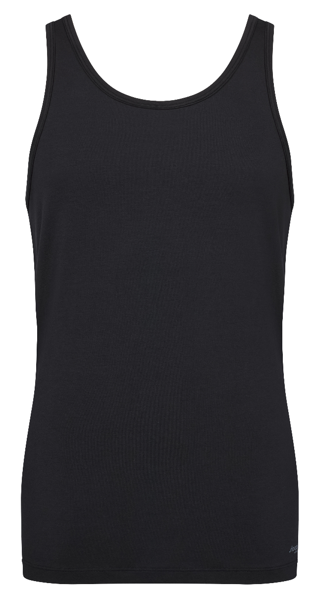 MEN Ever Soft Heren Tanktop Zwart