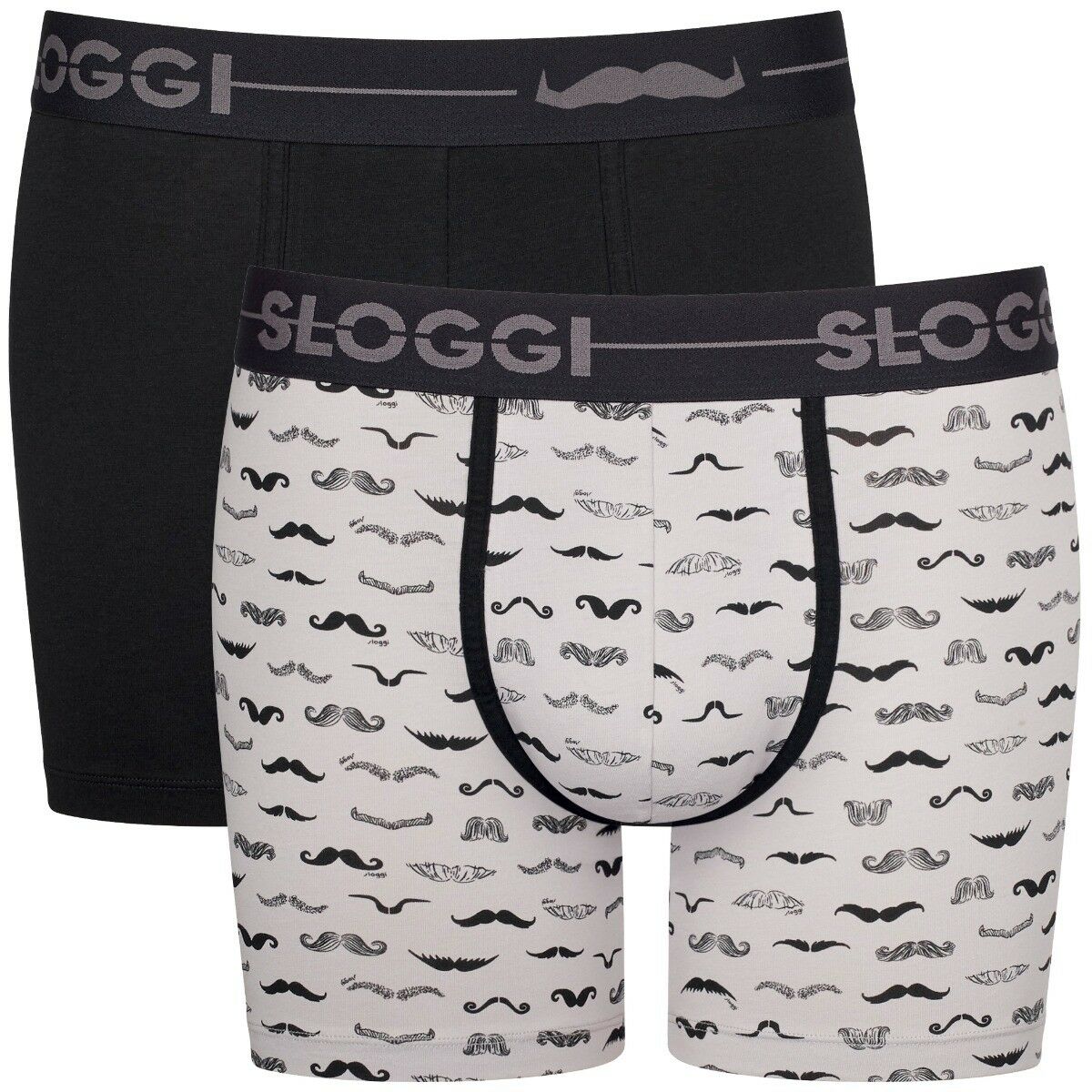 Heren Go 2-Pack Movember Short Grey Combination