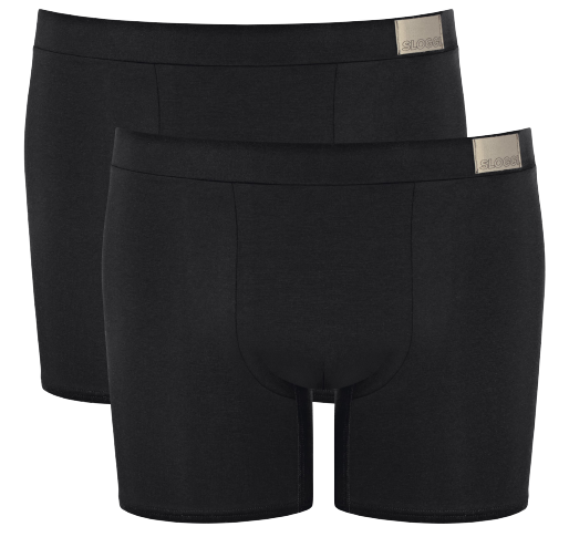 Heren GO 2-Pack Natural Short Zwart