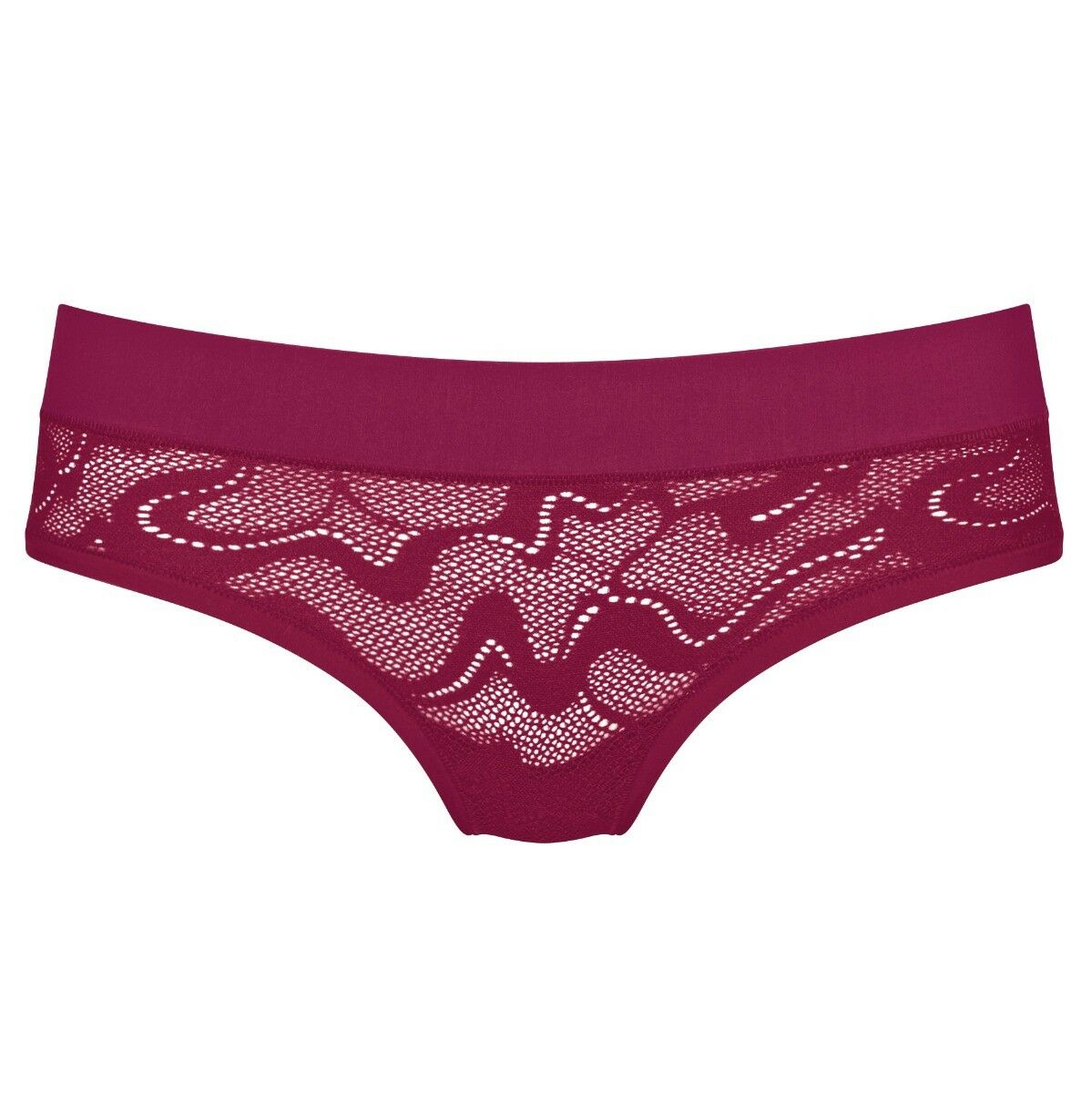 Go Allround Lace Dames Hipster Dark Wine