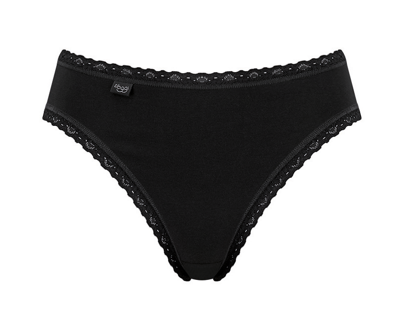 24/7 Cotton Lace Dames Tai Zwart