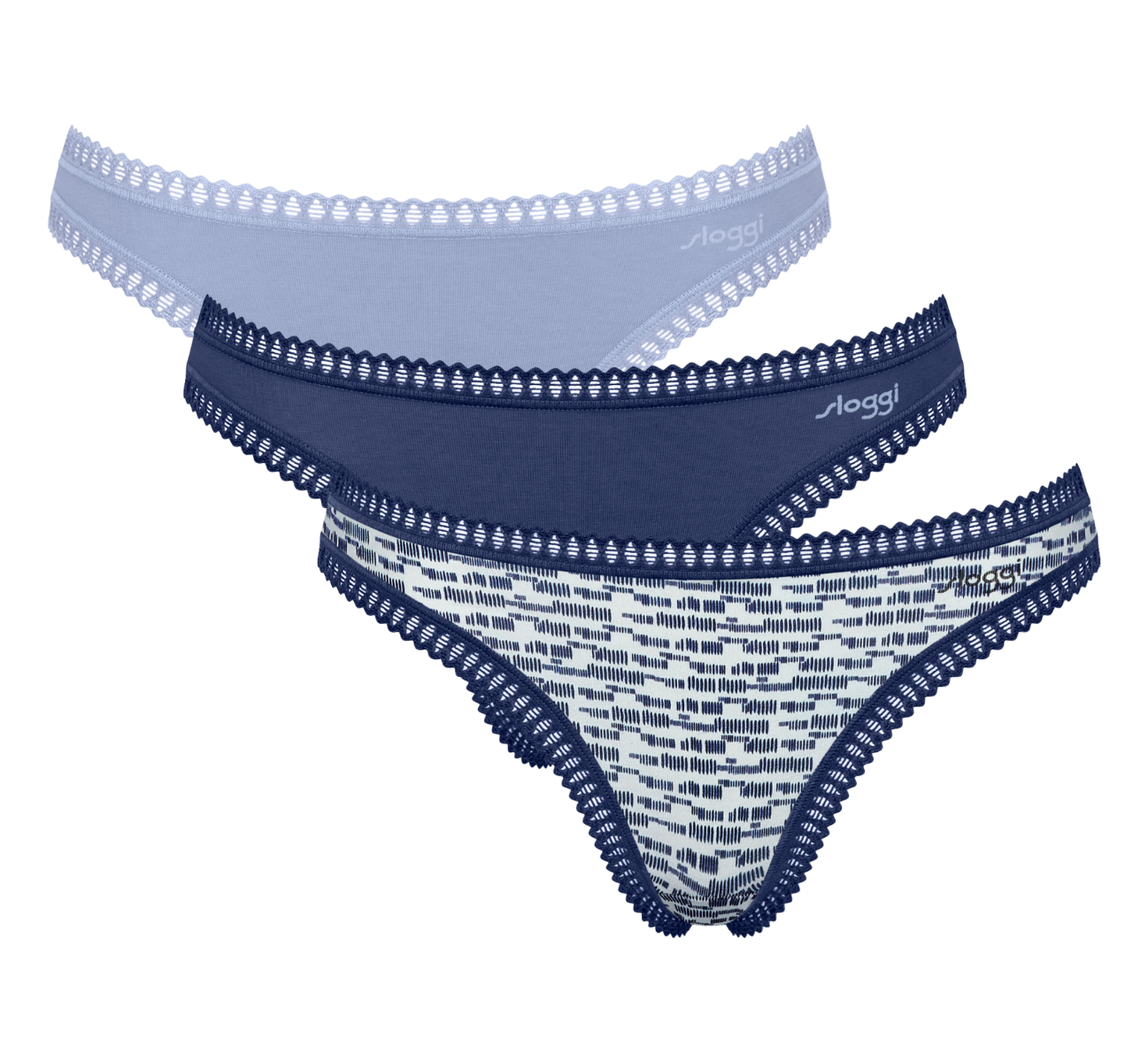 Go Crush Dames String 3-Pack Multiple Colours