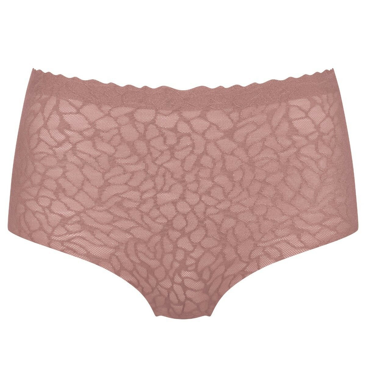 Dames ZERO Feel Lace 2.0 High Waist Brief Cacao