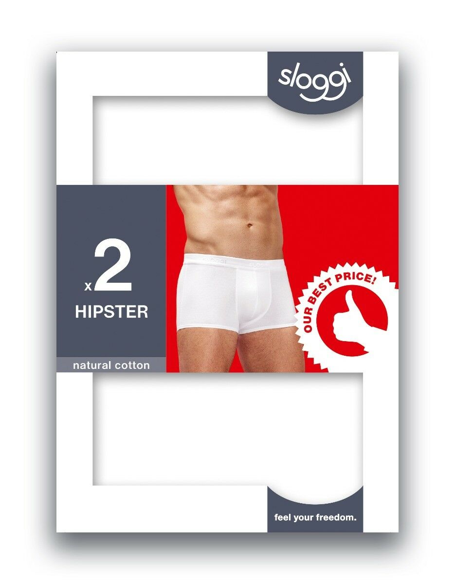 MEN 24/7 Heren Hipster 2-Pack Wit