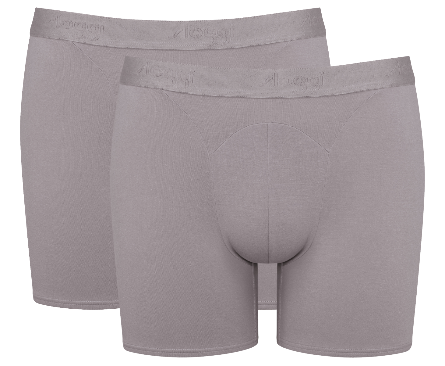 Heren EVER Soft 2-Pack Short Grijs