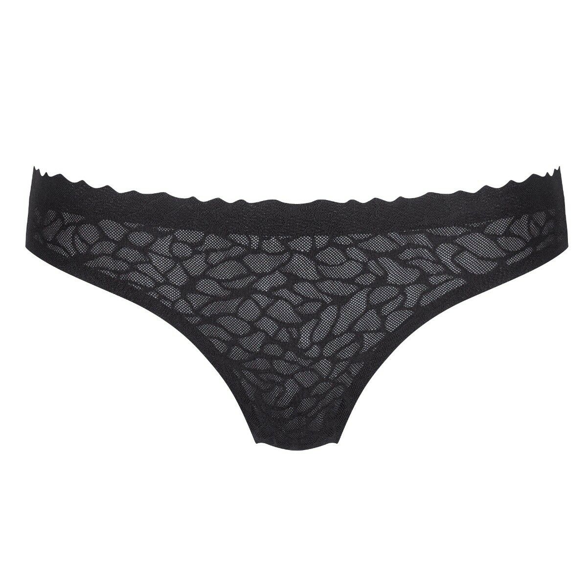 Dames ZERO Feel Lace 2.0 Brazil Panty Zwart