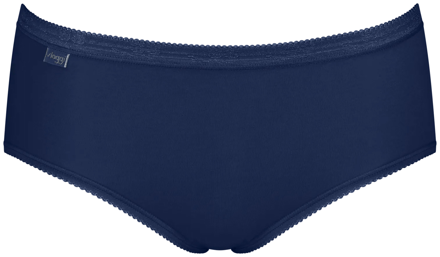 Sloggi Dames Basic+ Midi White/Blue 4-Pack