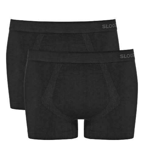 MEN Go Smooth Heren Short 2-Pack Black