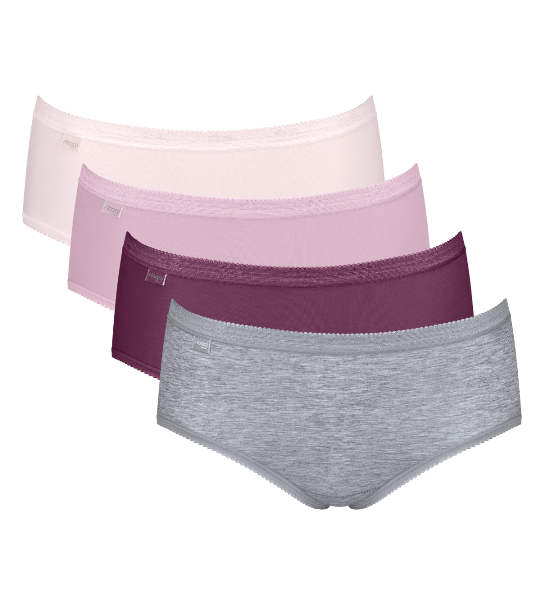 Sloggi Dames Basic+ Dames Midi 4-Pack Multiple Colours 2