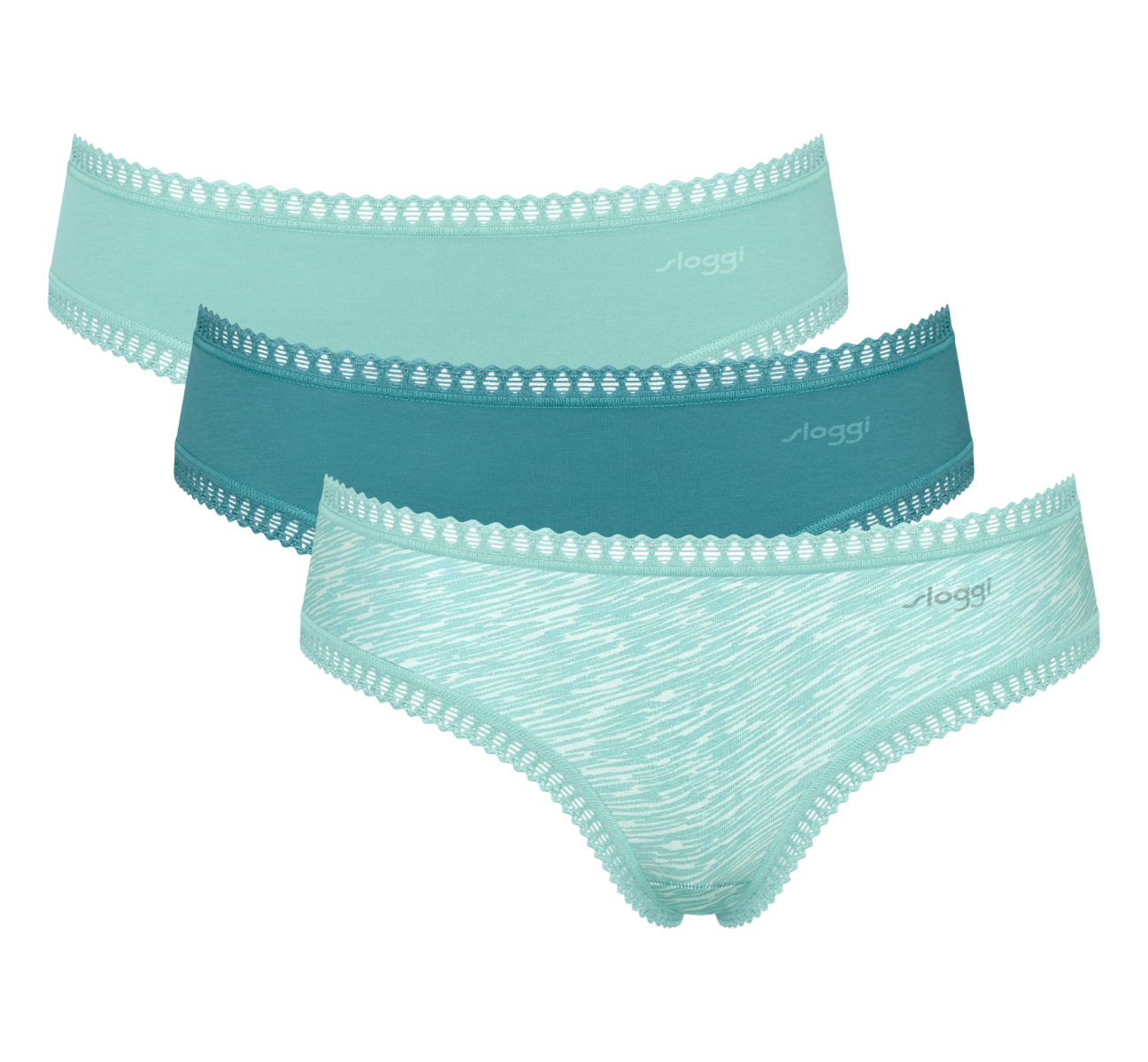 Go Crush Dames Hipster 3-Pack Groen