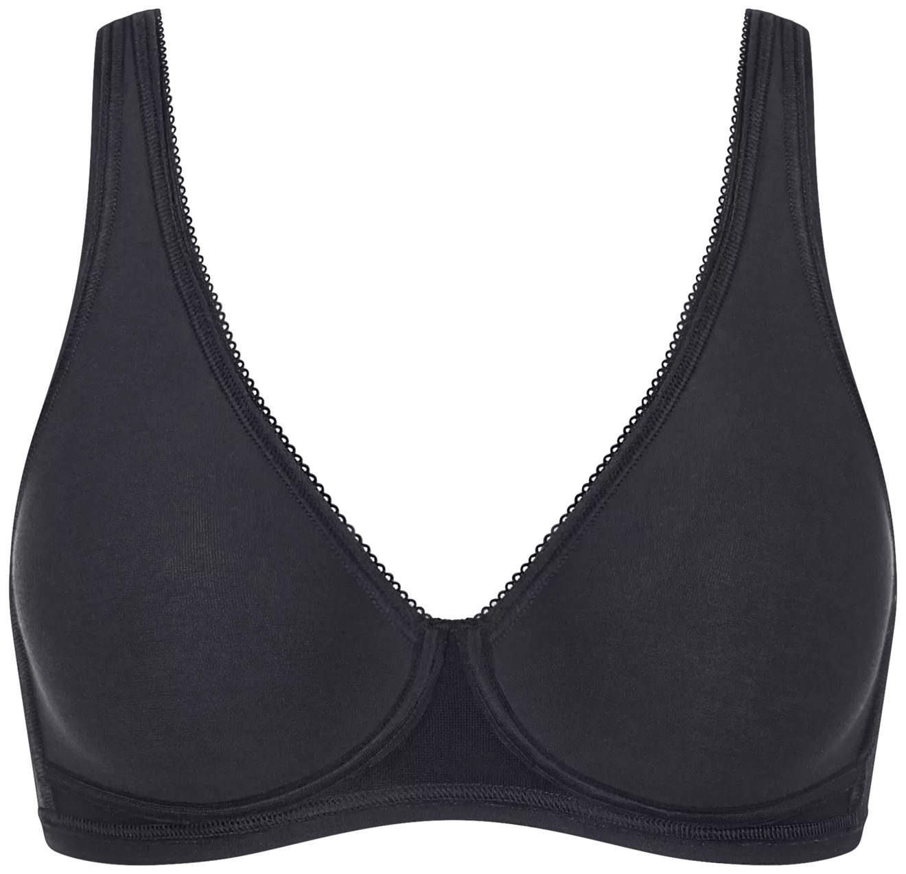 Basic+ Dames Soft Bra Zwart