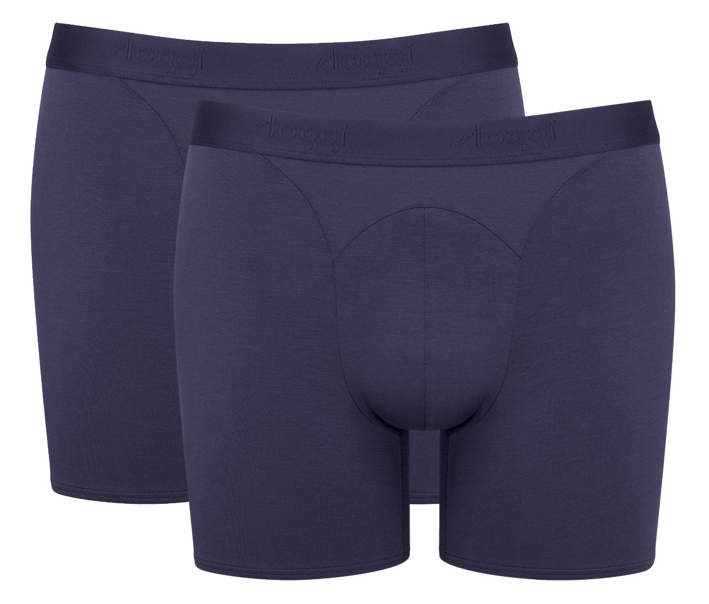 Heren EVER Soft 2-Pack Short Indigoblauw