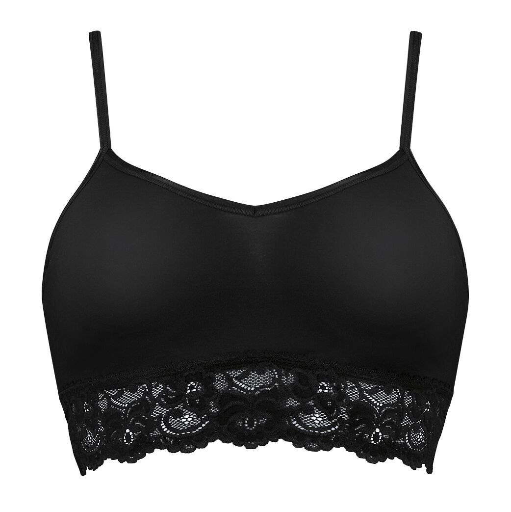 Romance Dames Bralette Zwart