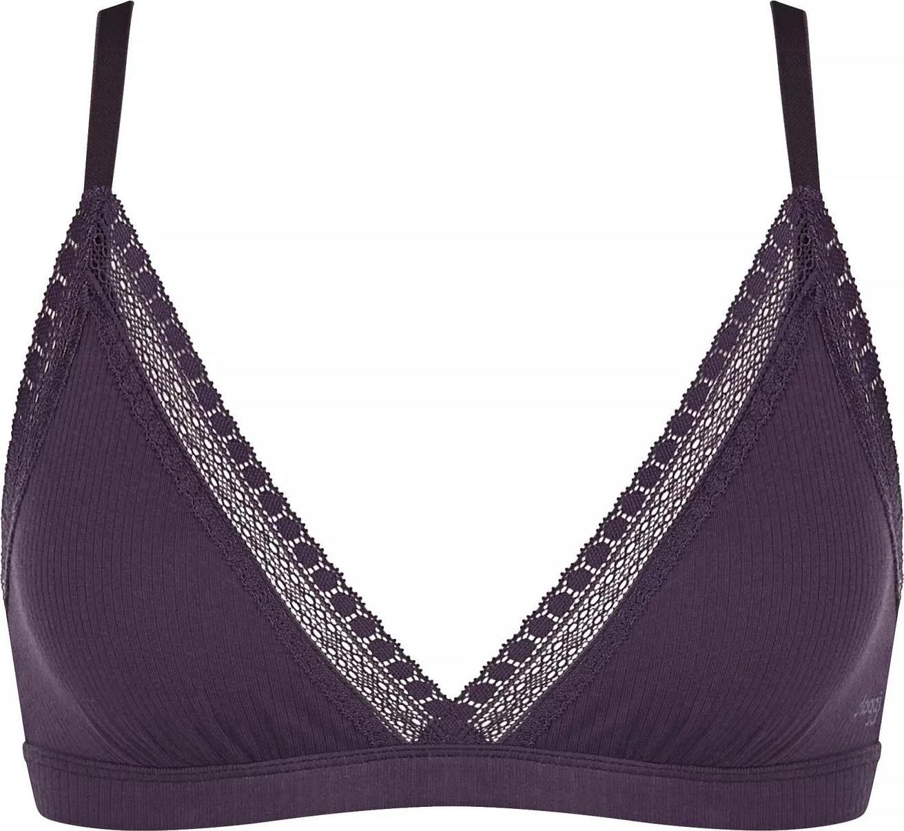 Go Ribbed Dames Bralette Blueberry