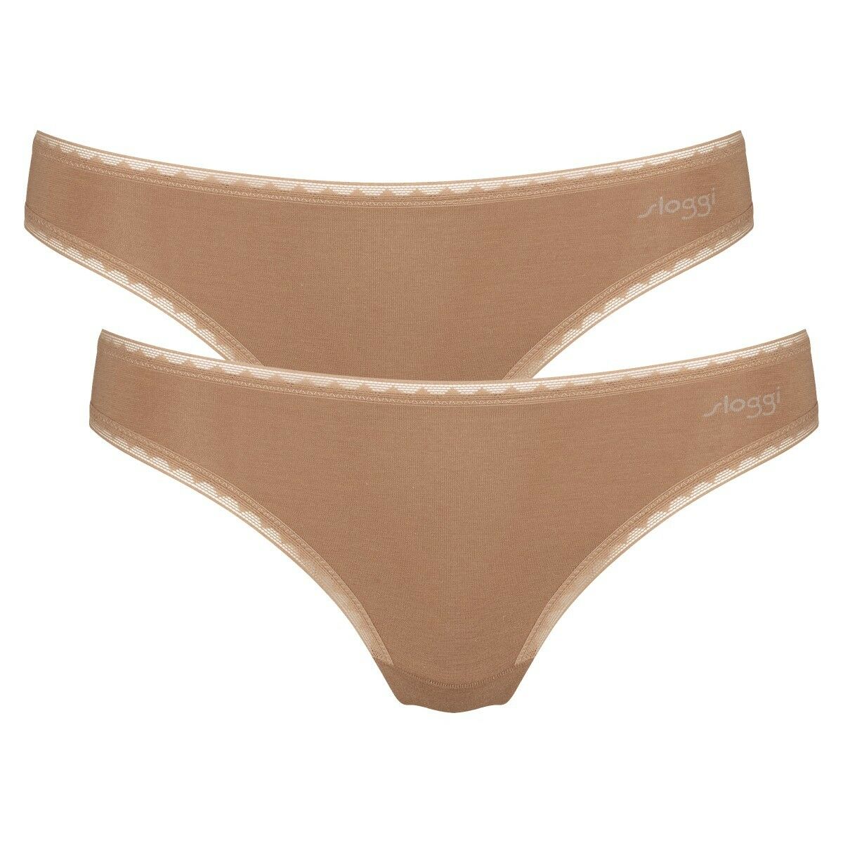 Go Dames Brazilian 2-Pack Nostalgic Brown