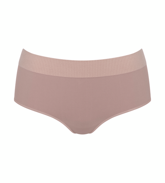 Ever Infused Aloe Dames Slip Met Hoge Taille Foggy Mauve