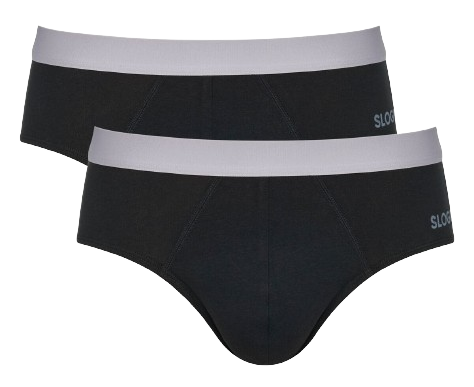 GO Abc Heren Brief 2 Pack Black