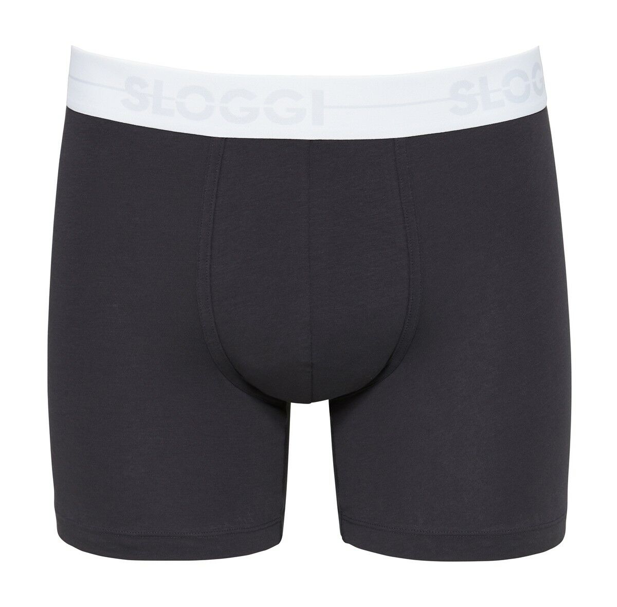 MEN Heren Go Short 3-Pack Antraciet/Rood/Ivoor