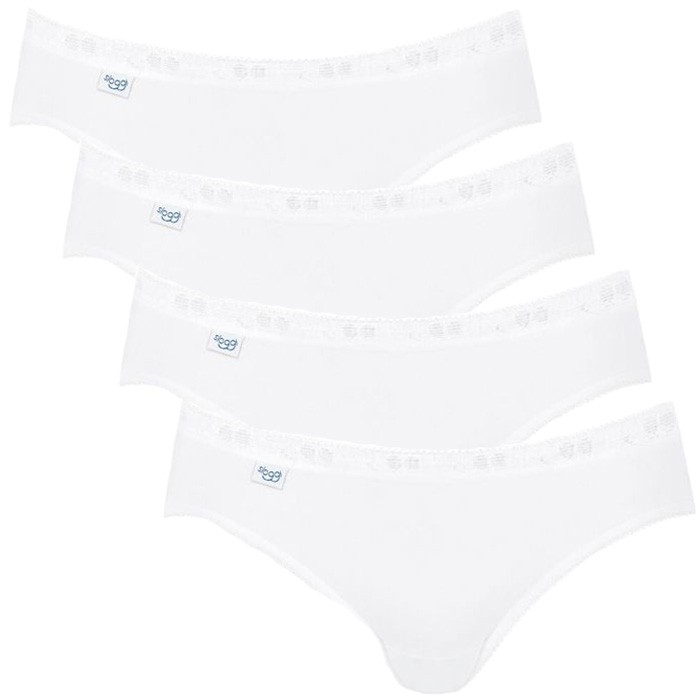 Sloggi Dames Basic 4-Pack Mini Wit 0003 voordelig online kopen