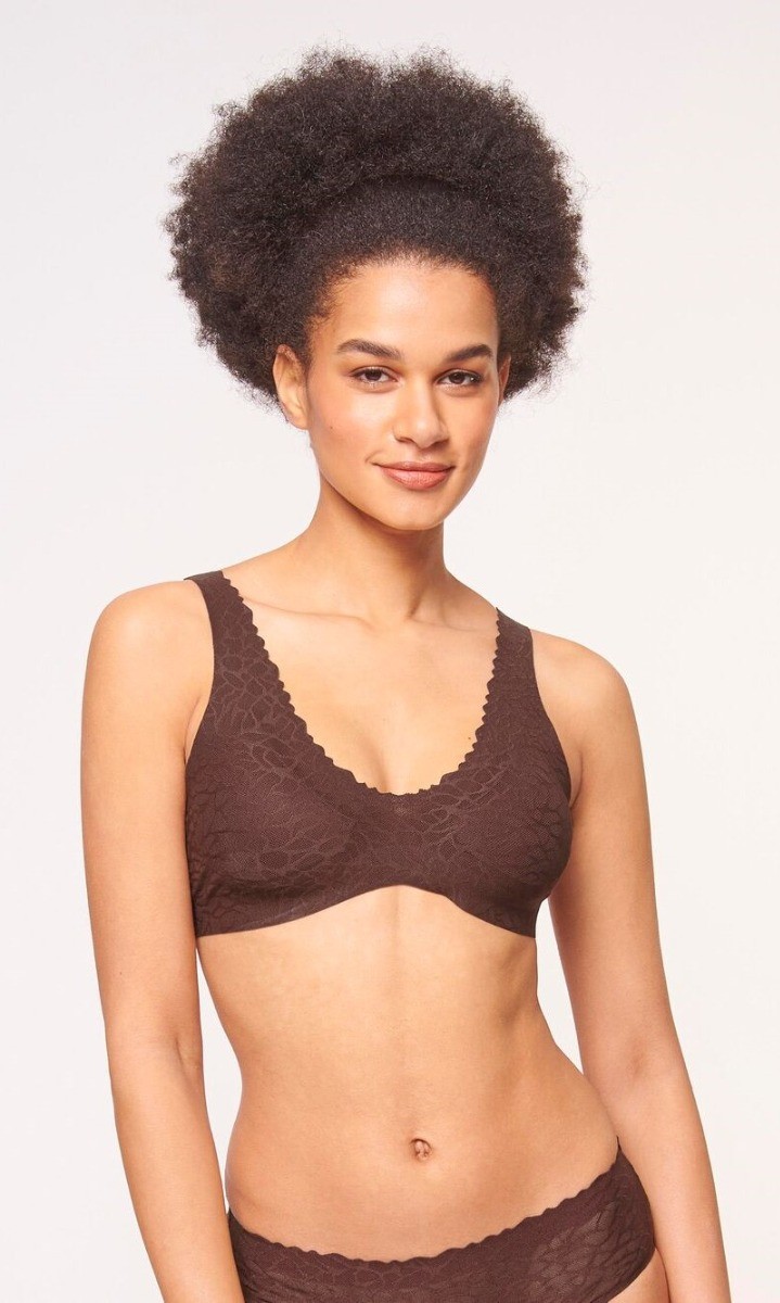 ZERO Feel Lace 2.0 Dames Bralette Bruin