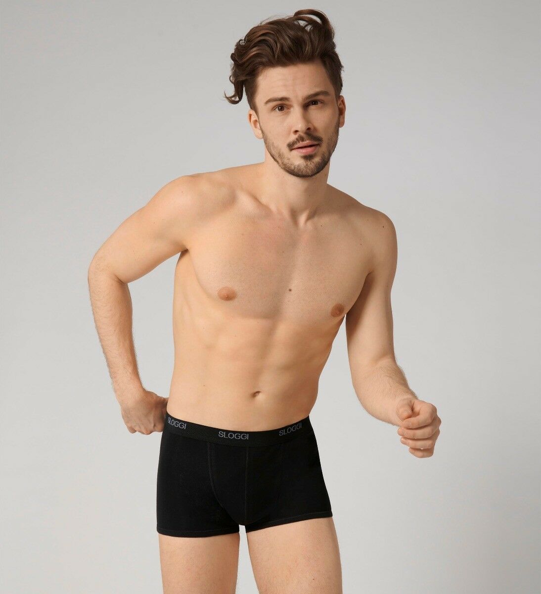 MEN Basic Heren Short Zwart